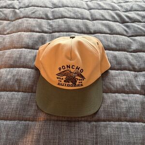 Poncho Outdoors Tan and Green Hat